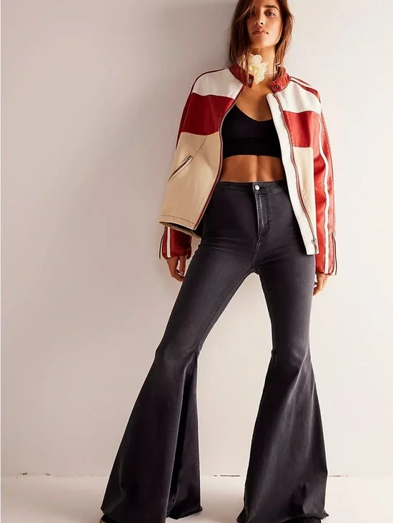 FREE PEOPLE We The Free Just Float On Flare Jeans - Picture 13 of 14